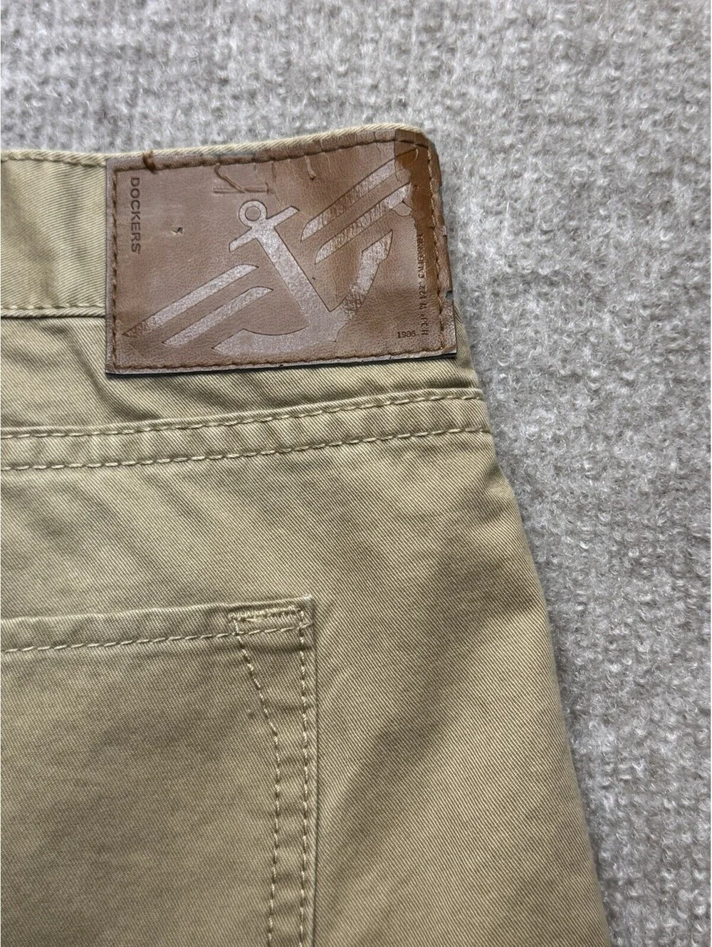 Dockers Men's Tan Denim W38 X L32 5 Pocket Jeans (980)